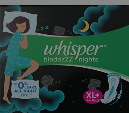 Whisper Bindazzz Nights Sanitary Pads