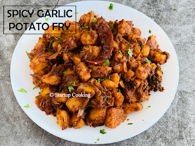 spicy garlic potato fry