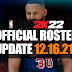 NBA 2K22 OFFICIAL ROSTER UPDATE 12.16.21 UPDATED LINE UP AND LATEST TRANSACTIONS