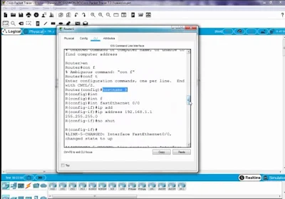 how to delete router configuration in cisco packet tracer