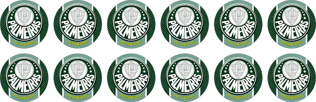 PALMEIRAS GULIVER 2000  ESCUDO BOTÃO ARTE BOTÃO ESCUDINHOS GULIVER TIME BOTÃO GULIVER