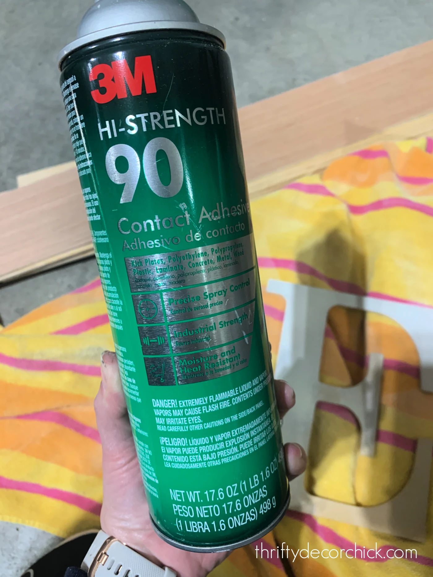 high strength spray adhesive