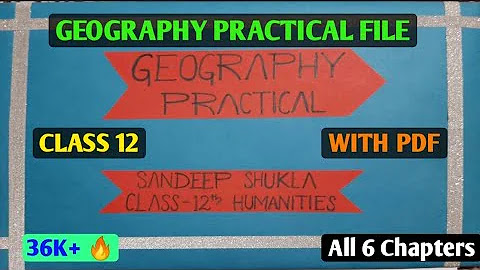 Geography practical file class 12 pdf