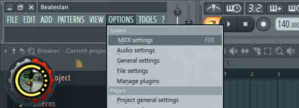 كيفية تنشيط وحدة تحكم MIDI في FL Studio