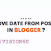 How To Remove Date From Blogger Post URL