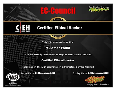 Direktur (CEO) Raih Gelar Certified Ethical Hacker (CEH), PT AMT Buka Lini Bisnis Cyber Security