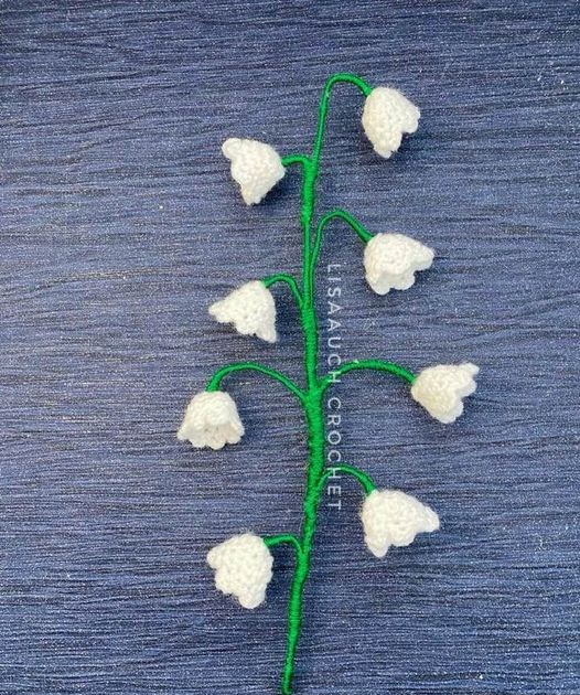 Lily of the Valley Embroidery PDF Pattern and Guidance 