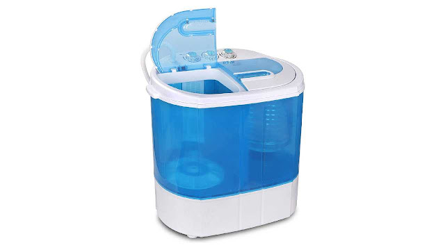 ZENY Portable Clothes Washing Machine Mini Twin Tub Washer