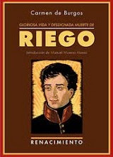 Gloriosa Vida Y Desdichada Muerte De Don Rafael Del Riego Carmen de Burgos «Colombine», es la autora de esta biografía de Rafael del Riego escrita tras la proclamación de la Segunda República en 1931. «¡Trágala, trágala, trágala, trágala, trágala, perro!», rezaba el estribillo de la canción con que los liberales españoles humillaban a los absolutistas, satirizando la jura de la Constitución de Cádiz, en 1820, por parte de Fernando VII. Con su pronunciamiento militar en Cabezas de San juan, Rafael del Riego había dado inicio a un nuevo periodo de esperanza, conocido como Trienio Liberal, y se había convertido en el héroe del pueblo. A su heroica ejecutoria como luchador por la independencia frente al invasor francés, el joven militar sumaba ahora su credencial como primera espada frente al absolutismo monárquico. Su nombre es inseparable de la idea de libertad. Tras la intervención de los Cien Mil Hijos de San Luis pasó a ser un símbolo de la resistencia contra la represión contrarrevolucionaria, y tras su ejecución, se convirtió en un triple símbolo: izquierdista contra la derecha, anticlerical contra la iglesia y republicano contra la monarquía, cristalizado en el famoso Himno de Riego.  Clasificado como: Literatura; Biografías