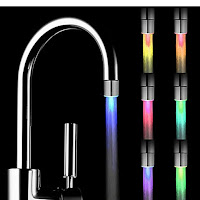 LED Light Metal Faucet and Shower Head For Kitchen Bar Sink - Trends And Daily Stuffs