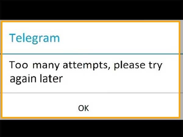 إصلاح مشكلة تسجيل الدخول إلى Telegram أكثر من المسموح به