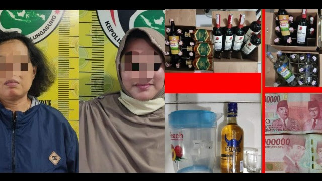 Tanpa Dilengkapi Ijin Resmi, Dua Perempuan Penjual Miras di Tunggulsari Berurusan Dengan Satresnarkoba Polres Tulungagung