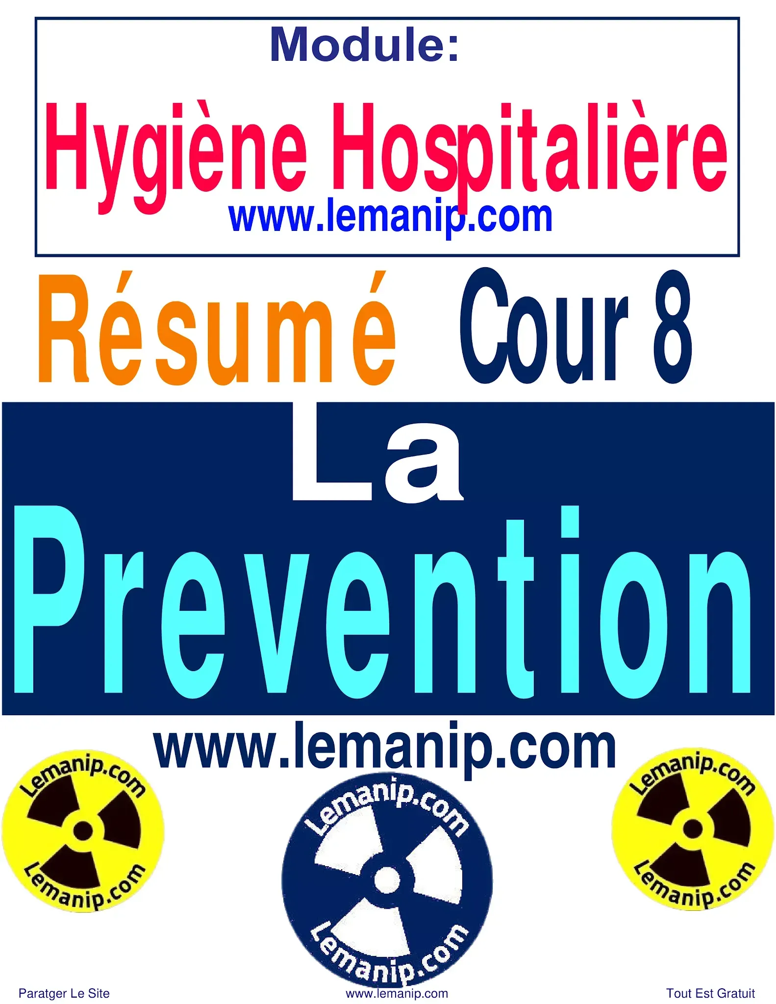 Résumé Du Cours 8 Du Module Hygiène Hospitalière