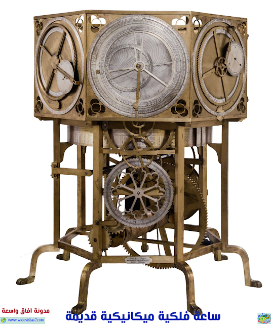 ساعة فلكية ميكانيكية قديمة