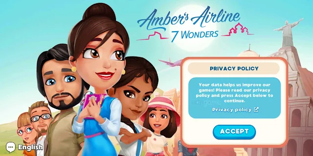 لعبة Amber's Airline 7 Wonders | لعبة مضيفة الطيران ورحلة ممتعة حول العالم ألعاب بنات