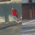 Vídeo: Homem é espancado após supostamente ter agredido mulher no meio da rua