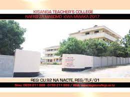 Kisanga Teachers College Examination Timetable 2021-22