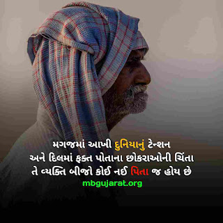 papa status in Gujarati