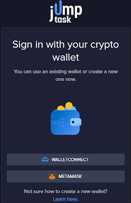 Wallet Connect with JumpTask