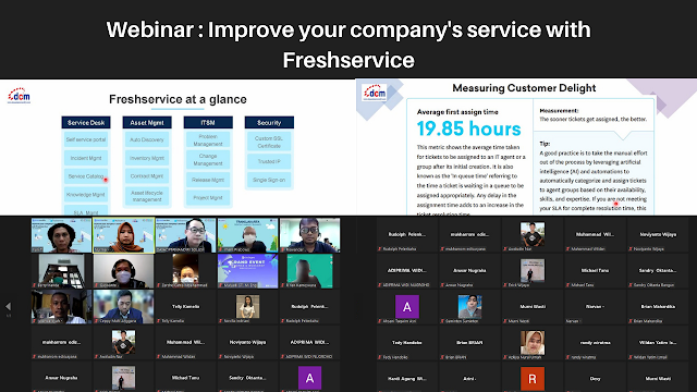 Dokumentasi Webinar  Improve Your Company's Service with Freshservice 26 Januari 2022