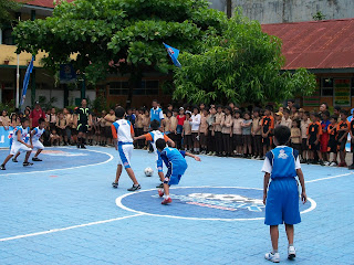 jasa pengecatan lapangan futsal sekolah