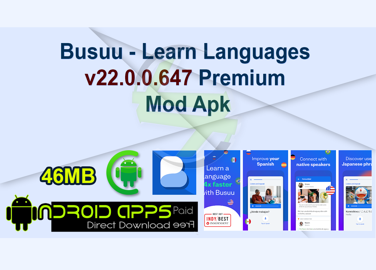 Busuu - Learn Languages v22.0.0.647 Premium Mod Apk
