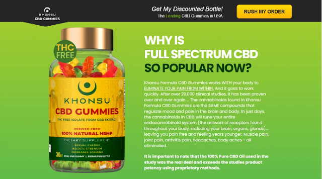 Khonsu CBD Gummies Reviews and Price For Sale [Tested]: 100% Natural  Ingredients - Produtor - Eventos e Conteúdos na Sympla