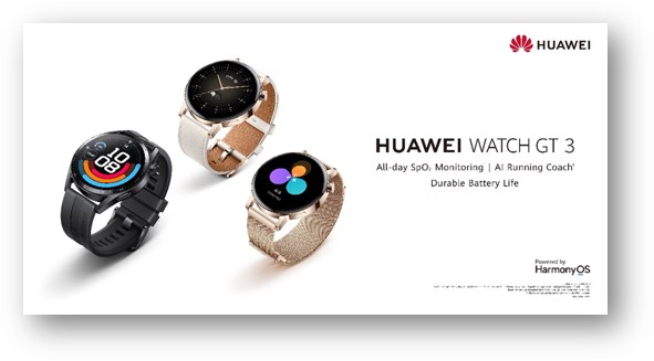 Huawei lidera ranking de wearables de pulso no terceiro trimestre de 2021