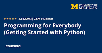 Free course to learn Python on Coursera