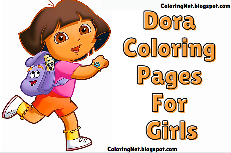 Dora Coloring Pages For Girls