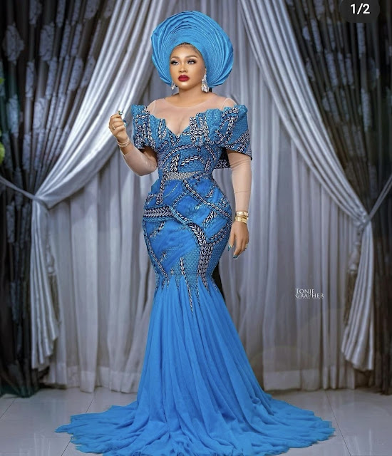 Aso Ebi Styles Trending and latest Ankara Lace styles for Aso Ebi