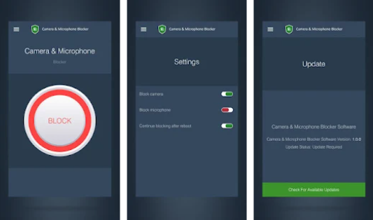 Camera & Microphone Blocker App