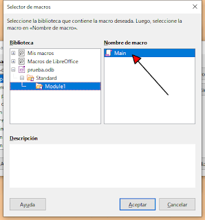 sucecos en LibreOffice Base