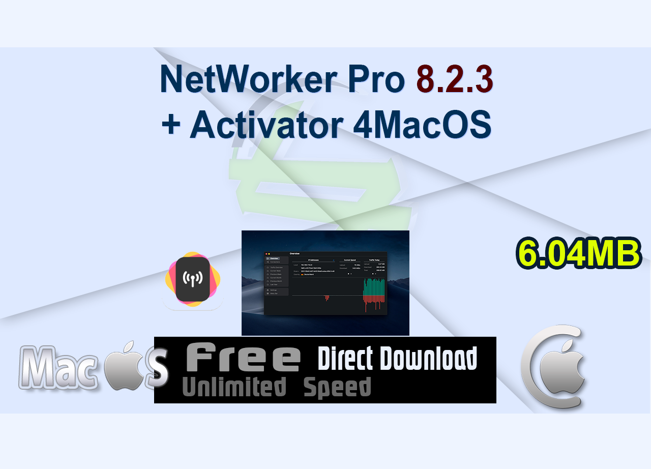 NetWorker Pro 8.2.3 + Activator 4MacOS