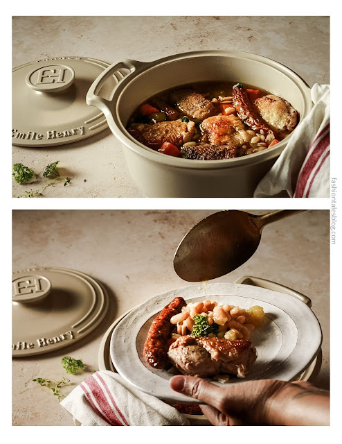 French Cassoulet on serving plate