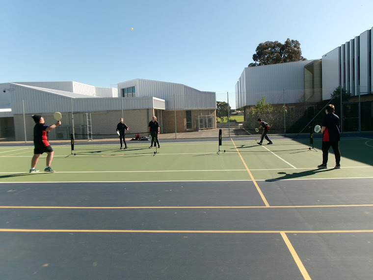 We enjoy playing Pickleball.