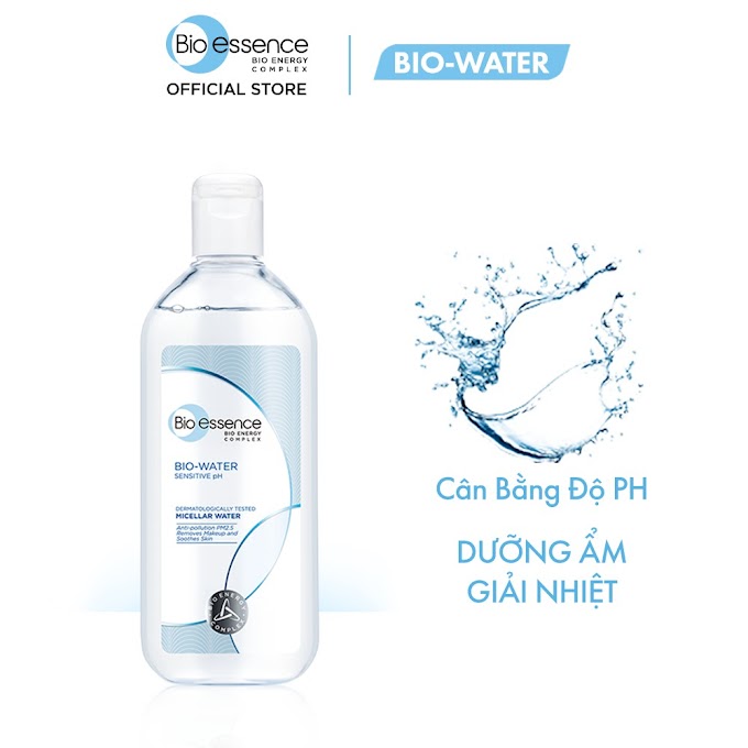 Mall Shop [ bioessence_vietnam ] Nước tẩy trang ẩm mượt mịn màng Bio-Essence Bio-Water Bio-Essence Water Micellar Water 100ml