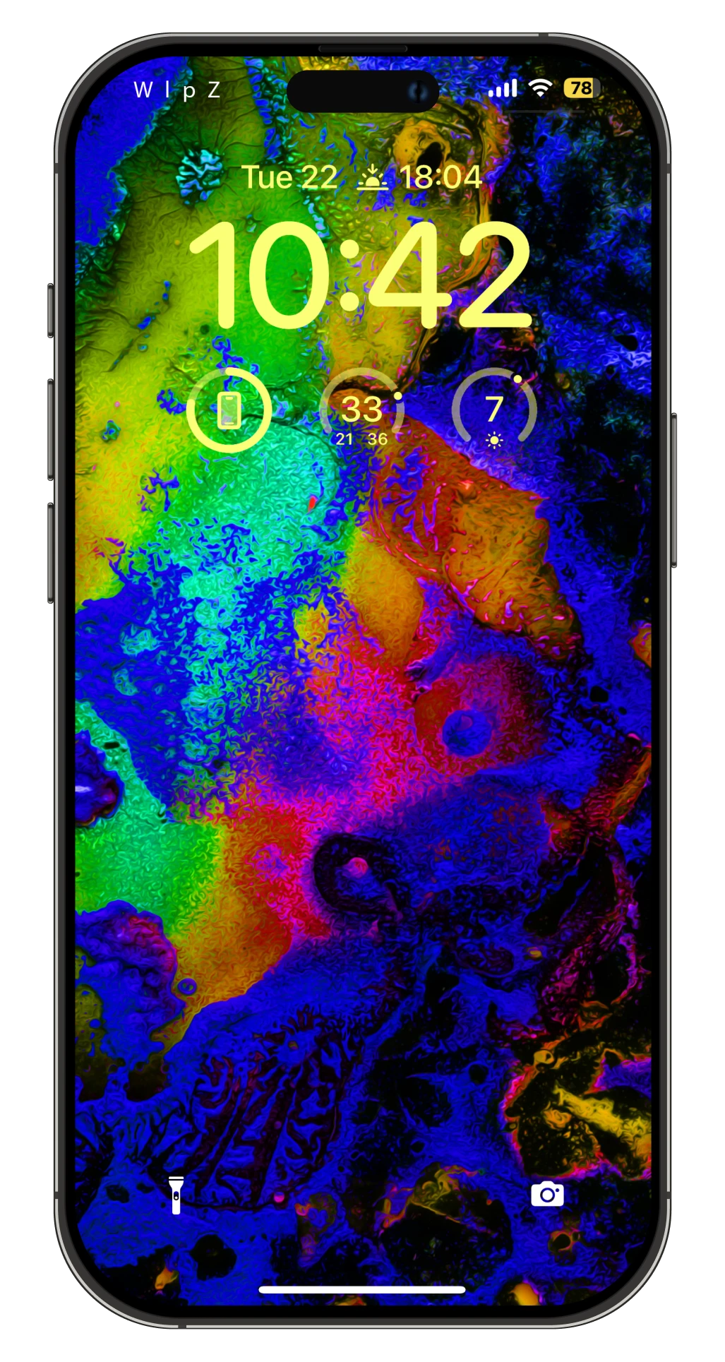 Psychedelic Abstract Art Smartphone Wallpaper 1