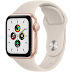 Apple Watch SE, GPS , 40 mm, Caja de aluminio en oro, Correa deportiva.