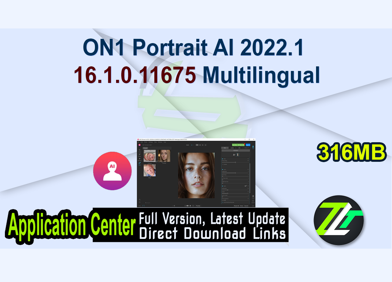 ON1 Portrait AI 2022.1 16.1.0.11675 Multilingual