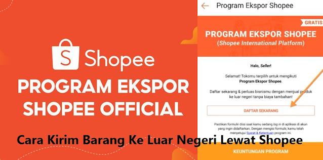 Cara Kirim Barang Ke Luar Negeri Lewat Shopee