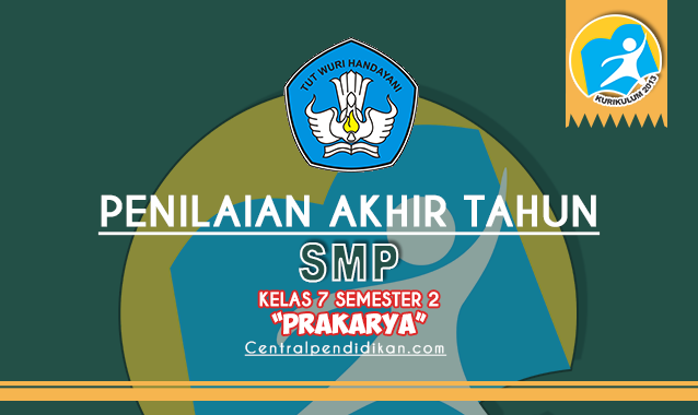 Soal PAT Prakarya Kelas VII Tahun 2022/2023 Semester 2