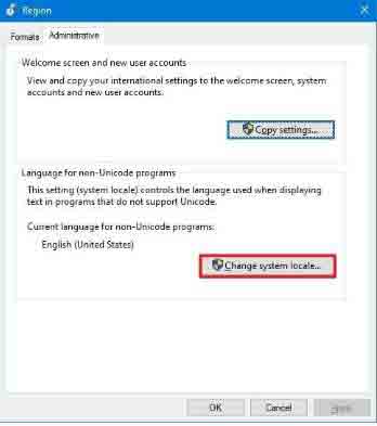 مشكلة تغيير لغة لوحة مفاتيح Windows 10