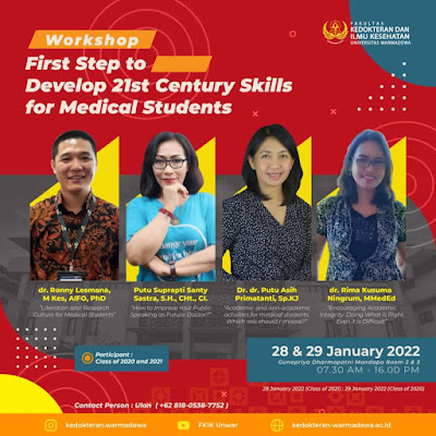 Santy Sastra, Santy Sastra Public Speaking, Fakultas Kedokteran dan Ilmu Kesehatan Universitas Warmadewa