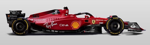 Ferrari, New Car 2022 F1 challenger, the F1-75 f1 Car