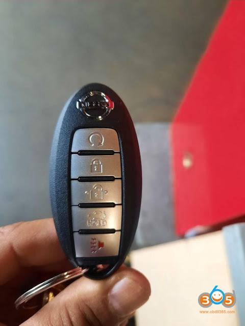 autel im608 2020 Nissan Versa Smart Key 1