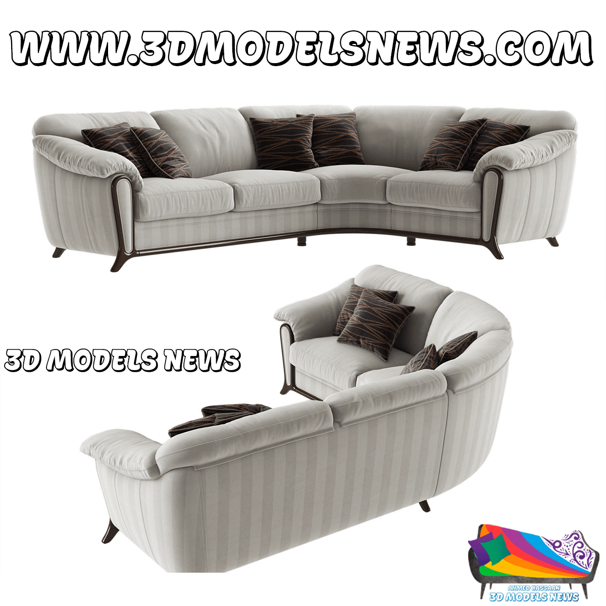 Anastasia Merx Corner Sofa Model