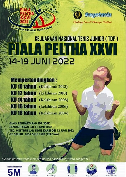 Kejuaraan Nasional Tenis Junior PIALA PELTHA XXVI