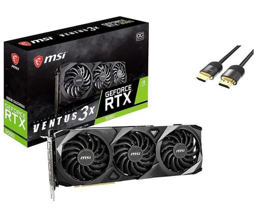 MSI Gaming GeForce RTX 3080 OC Ventus 3X LHR Graphics Card