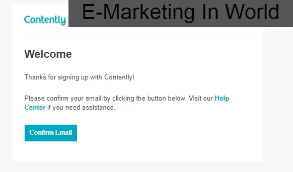 Confirmation Email.
